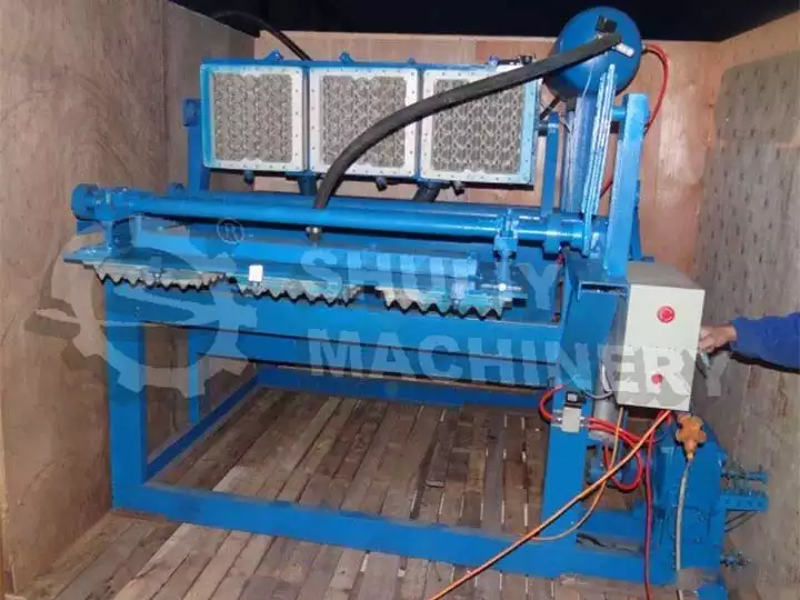 1-side rotary type egg tray machine