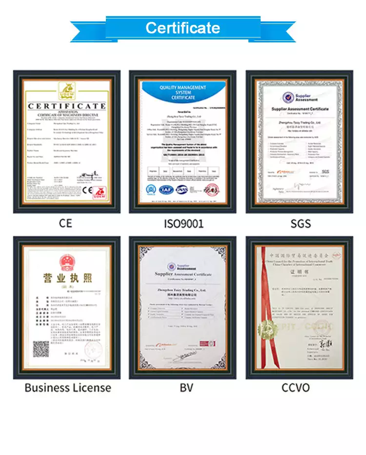 About Us 2 Certificates