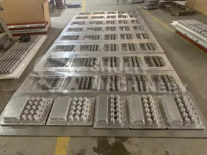 Машина для изготовления картонных коробок для яиц 5 Egg box mould