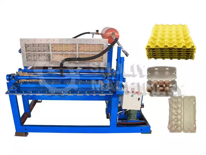 Plateau d'oeufs de pulpe 1000-1500PCS/H faisant la machine