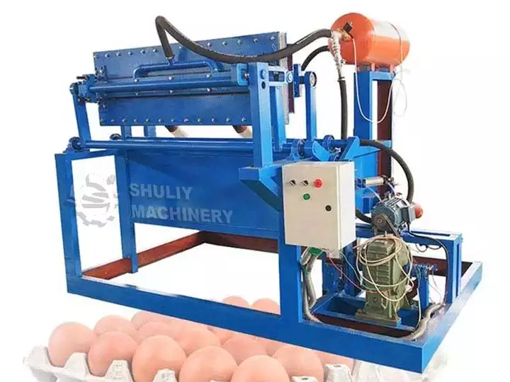 2000pcs/h egg carton machine sold to Venezuela