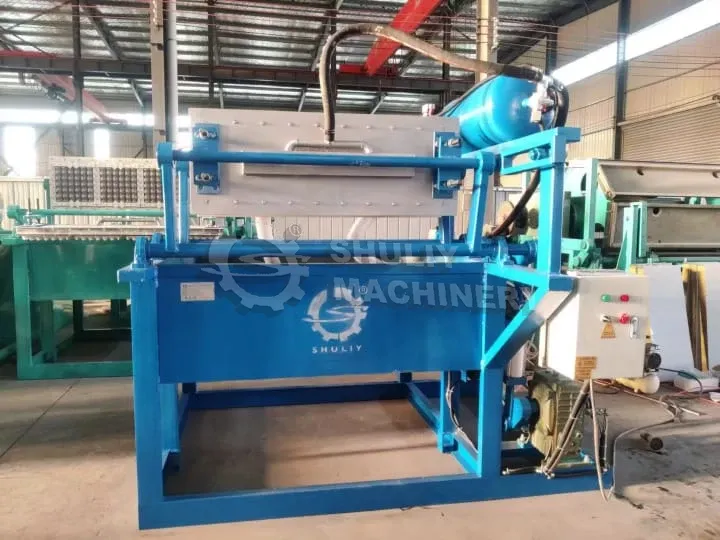 Small egg tray machine for sale to Zambia for start-up business