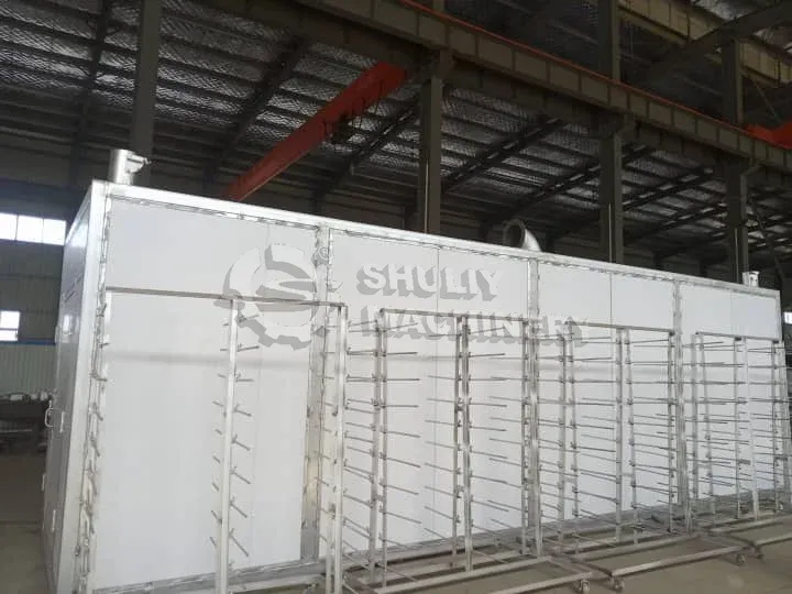 Egg Tray Drying System Full Analysis 2 Drying room with trolley for egg tray