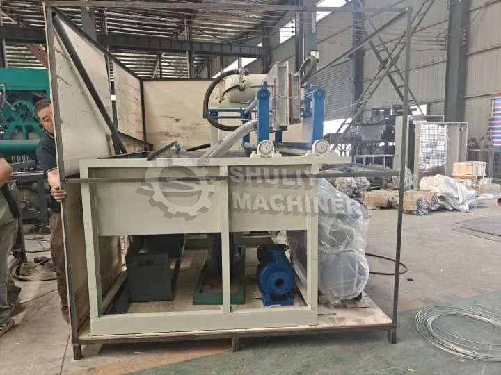Sl-4*1 Egg Tray Machine For Lebanon To Expand Eco-Packing Business 4 Paper egg tray molding machine for sale