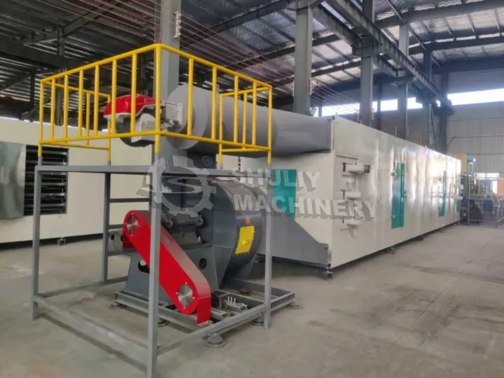 Egg tray dryer machine for paper tray