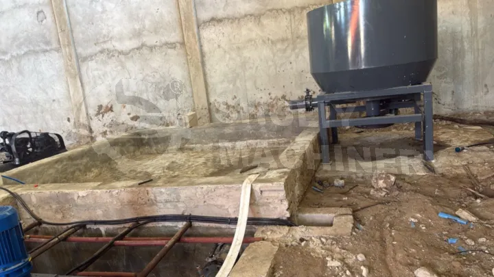 Sl-4*4 Rotary Egg Tray Machine + Brick Kiln Dryer Installation In Tanzania 8 Paper pulper in installation