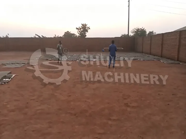 Malawi Feedback: Sl-4×1 Egg Tray Machine With Natural Drying 5 Natural drying for egg trays